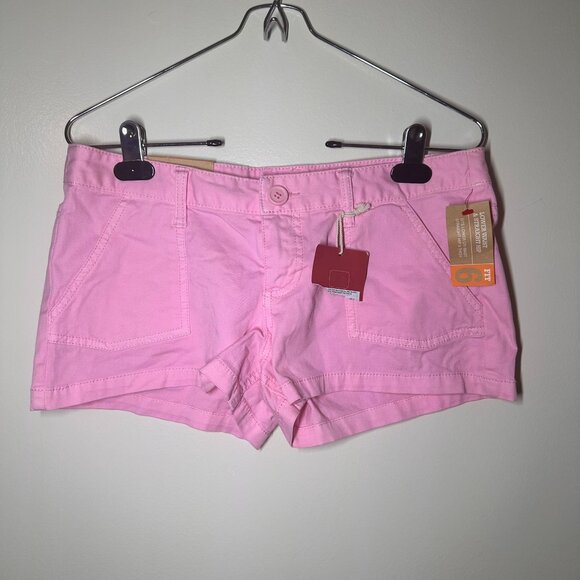 NWT Mossimo Low Rise Y2K Pink Shorts - Picture 1 of 3